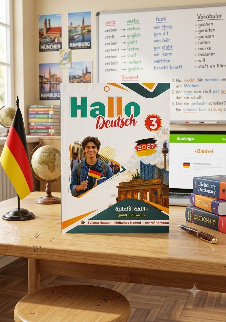 HALLO DEUTSCH . لغة المانية الصف الثالث الثانوى